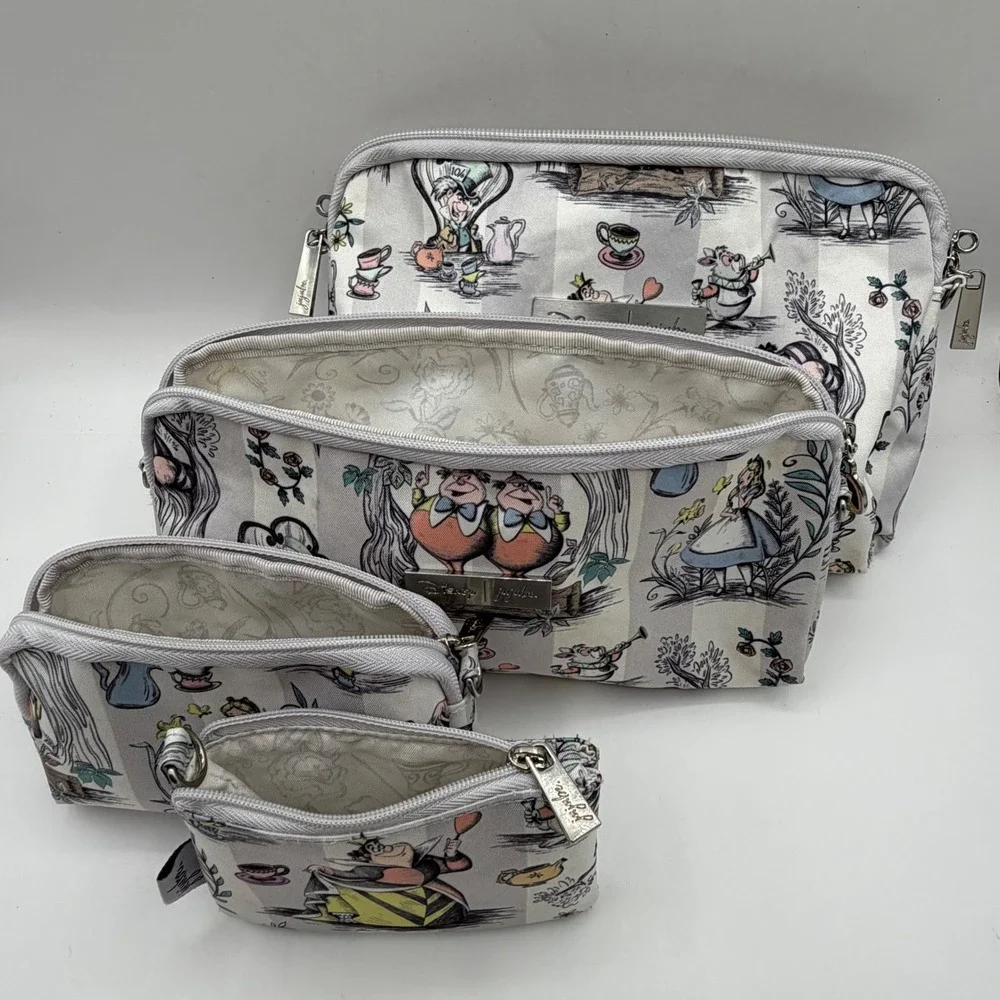 JuJuBe Disney Alice in Wonderland Mad Mad World Backpack Diaper Bag Set 6pc